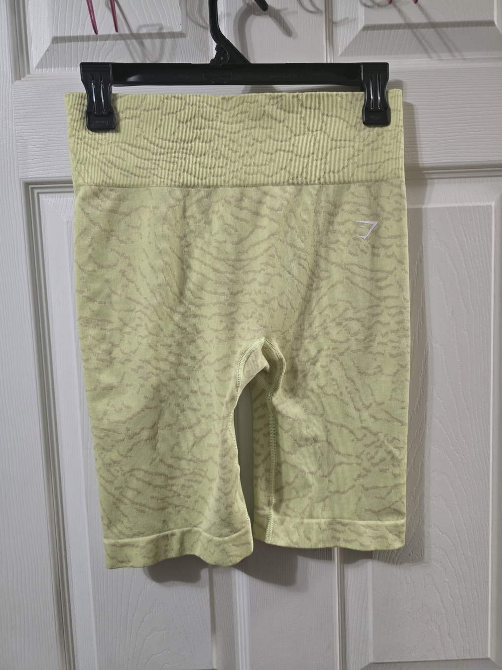 Gymshark Light Yellow Seamless Biker Shorts